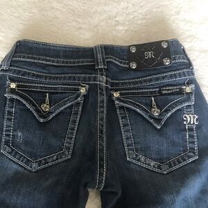 Miss Me Semi Distressed Jeans size 27